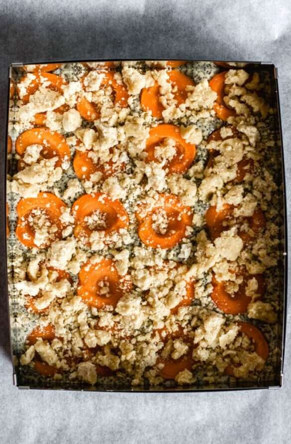 Marillen Mohn Kuchen Mit Streusel