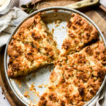 Pear Cake with Coconut Streusel