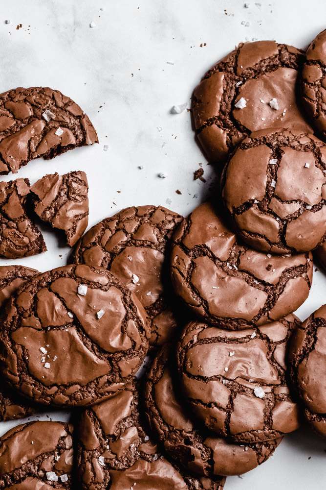 espresso brownie cookies rezept