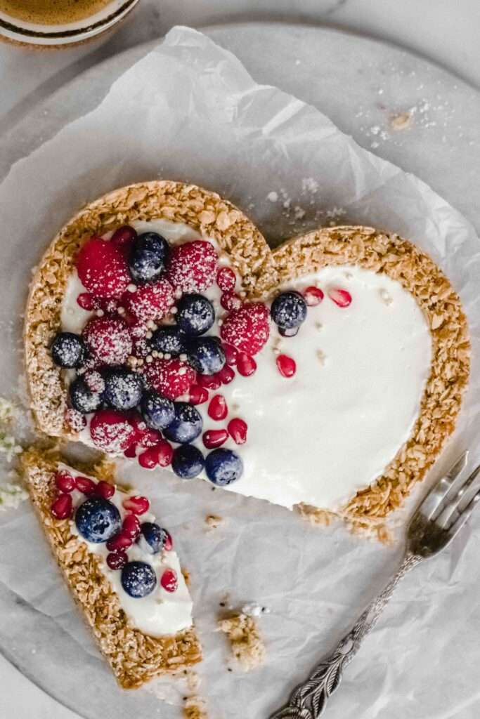 Granola Heart for Valentine's Day