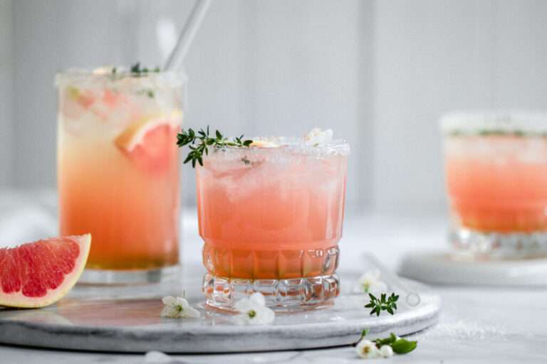 Grapefruit Thymian Mocktail - Food Fotografie