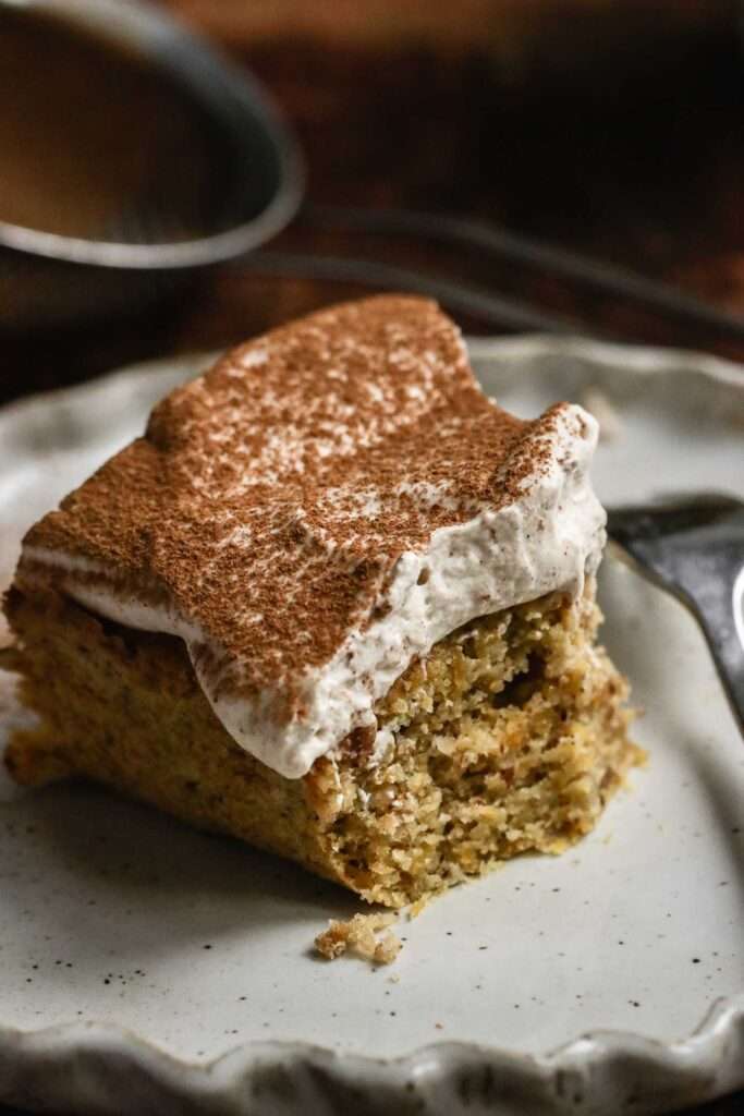 herrlich saftiger, einfacher kürbiskuchen mit zimtcreme