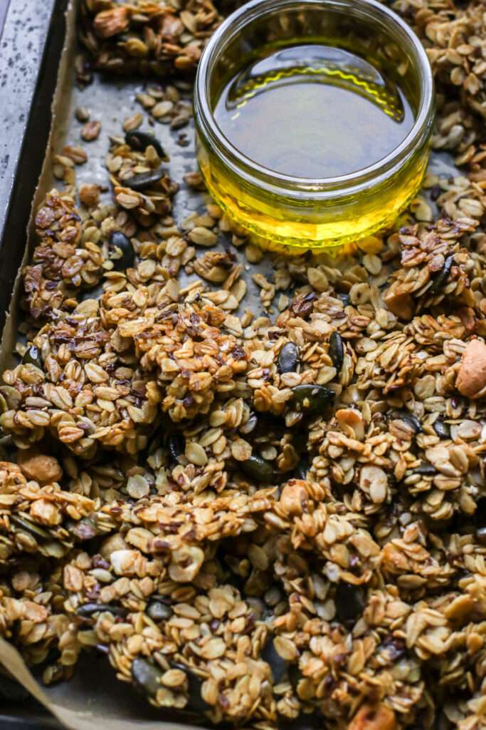 Olivenöl-Granola selbst gemacht