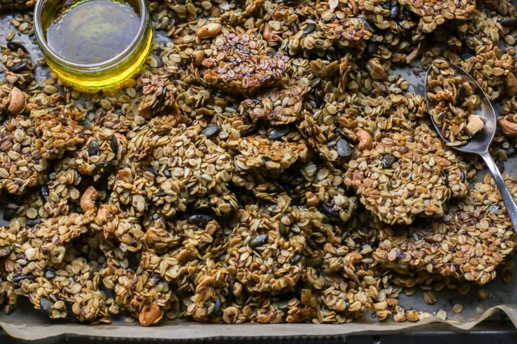 Granola mit Olivenöl